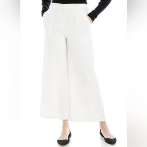 Max Studio Cream Wide-Leg Pants